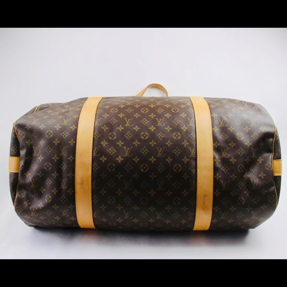 Louis Vuitton Monogram Travel Duffle Crossbody Bag XLarge 💯% AUTHENTIC - Picture 6 of 16